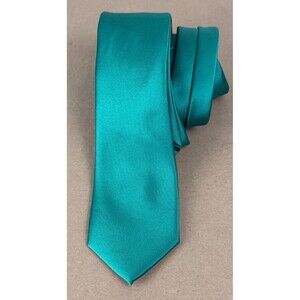 Bespoke Skinny Tie Solid Emerald Green Mens Slim Designer Modern Necktie 2.75x58